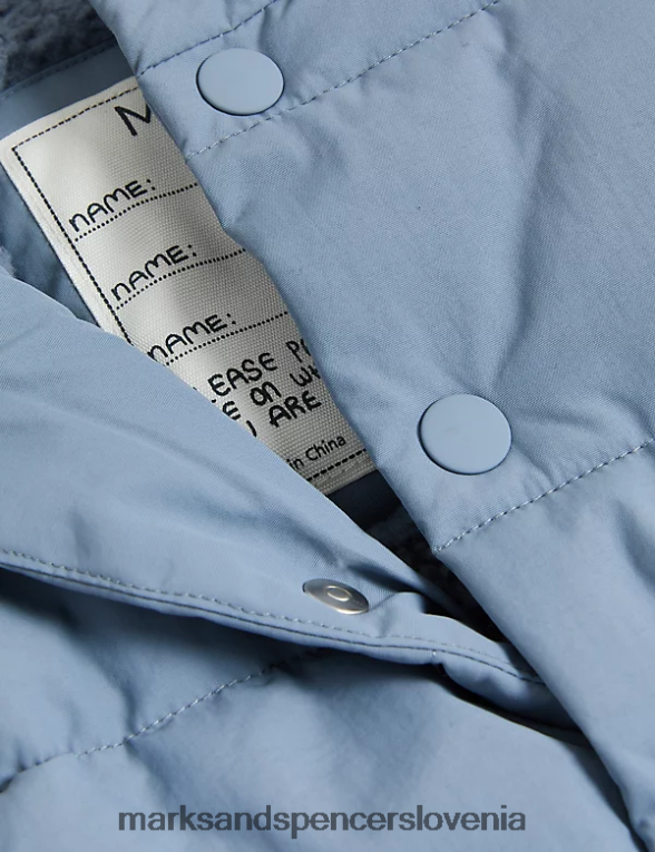 stormwear podložena jopica jekleno modra Marks & Spencer oblačila otroci 6T8F6X8494