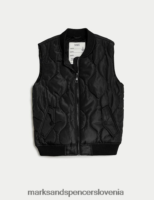 stormwear podložena jopica Črna Marks & Spencer oblačila otroci 6T8F6X9226