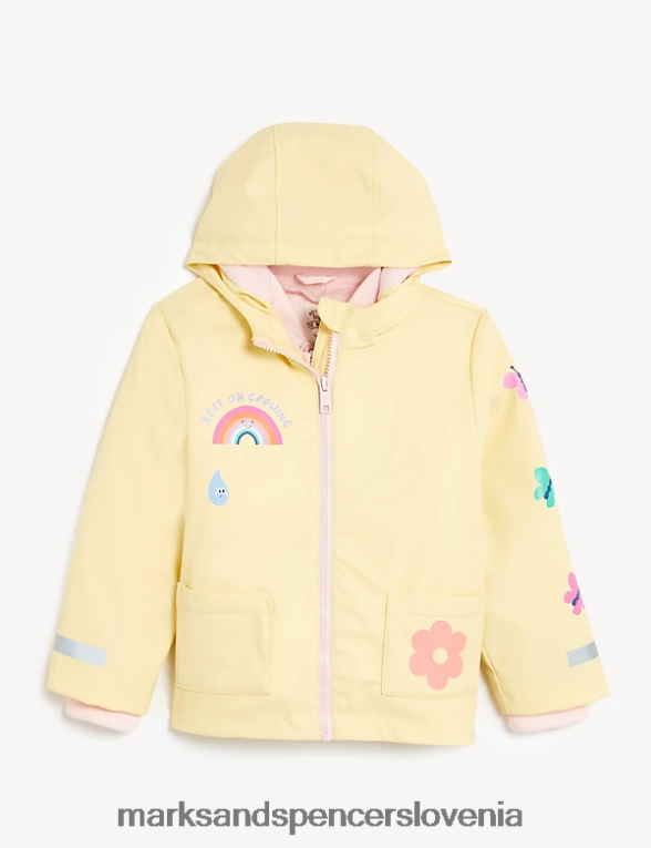 stormwear potiskan dežni plašč 3 v 1 rumena Marks & Spencer oblačila otroci 6T8F6X9149