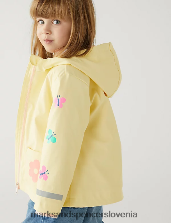 stormwear potiskan dežni plašč 3 v 1 rumena Marks & Spencer oblačila otroci 6T8F6X9149