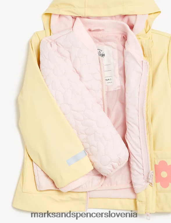 stormwear potiskan dežni plašč 3 v 1 rumena Marks & Spencer oblačila otroci 6T8F6X9149