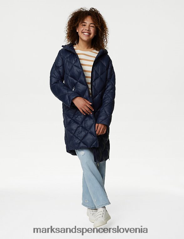 stormwear prešit podložen plašč mornarica Marks & Spencer oblačila otroci 6T8F6X9596