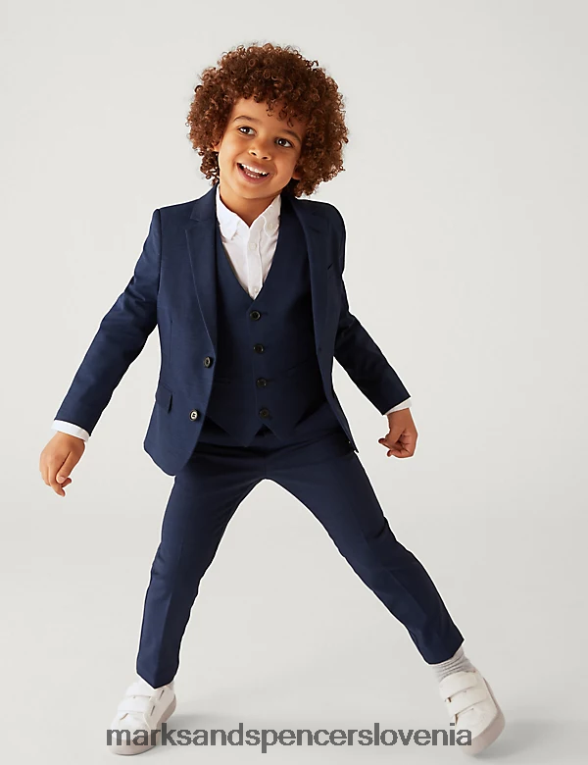 suknjič indigo Marks & Spencer oblačila otroci 6T8F6X8001