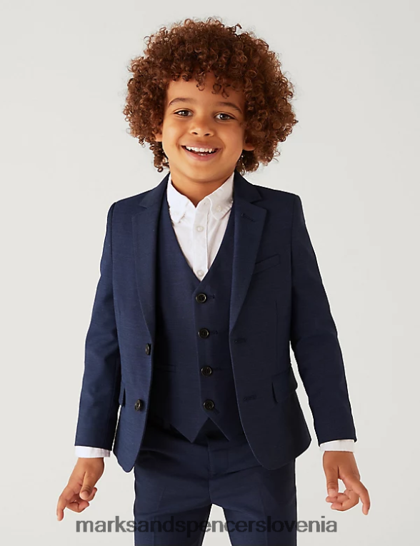 suknjič indigo Marks & Spencer oblačila otroci 6T8F6X8001