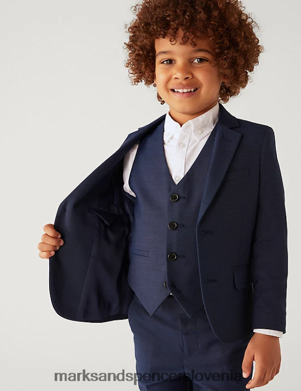 suknjič indigo Marks & Spencer oblačila otroci 6T8F6X8001