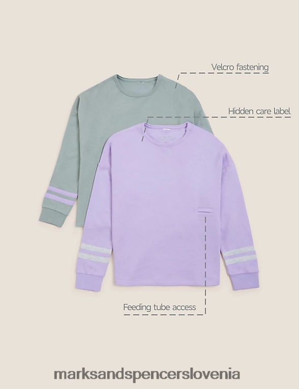 2pk prilagodljivi puloverji multi Marks & Spencer oblačila otroci 6T8F6X9442