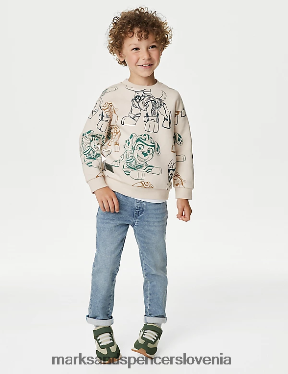 bogat bombažni pulover paw patrol kaliko Marks & Spencer oblačila otroci 6T8F6X8672