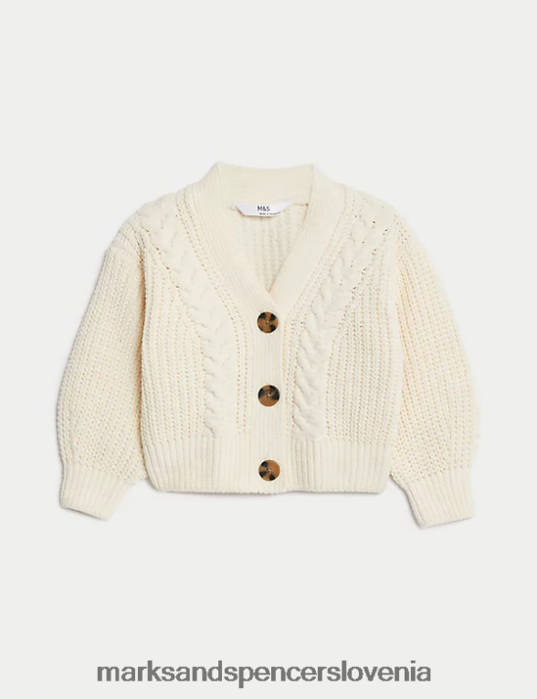 debela pletena jopica krema Marks & Spencer oblačila otroci 6T8F6X8891