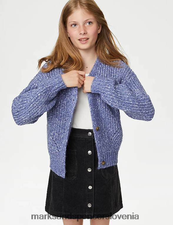 navaden kardigan modra Marks & Spencer oblačila otroci 6T8F6X8794