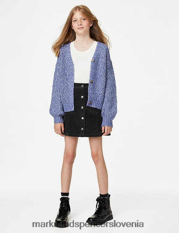 navaden kardigan modra Marks & Spencer oblačila otroci 6T8F6X8794