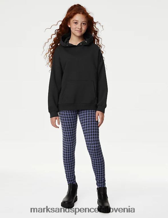 pulover s kapuco iz bogatega bombaža oglje Marks & Spencer oblačila otroci 6T8F6X9211