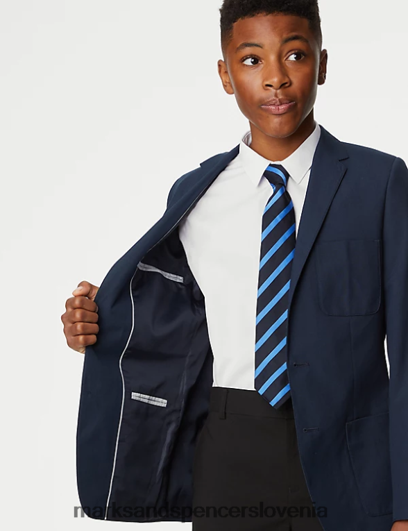 ozek šolski blazer mornarica Marks & Spencer šolska uniforma otroci 6T8F6X8176