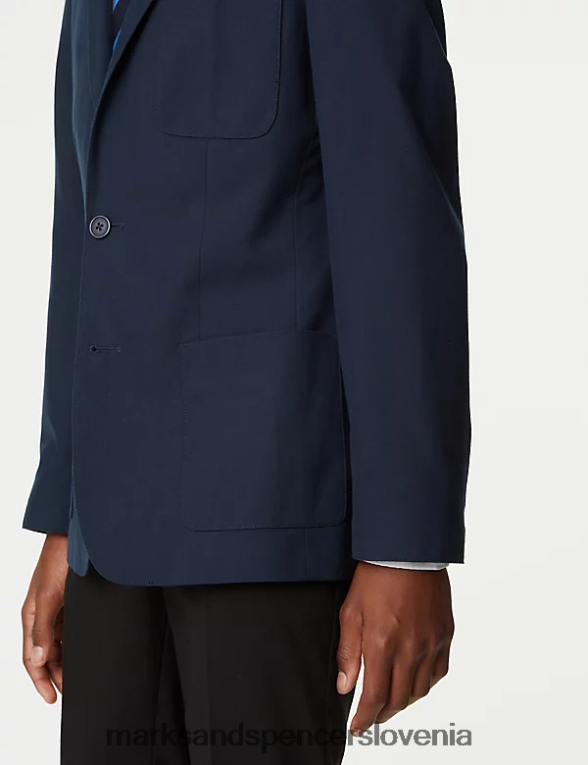 ozek šolski blazer mornarica Marks & Spencer šolska uniforma otroci 6T8F6X8176