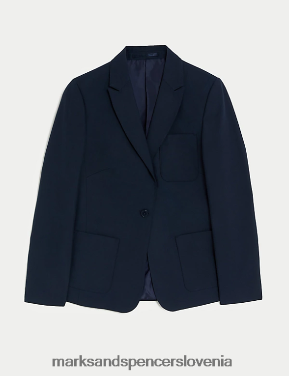 ozek šolski blazer mornarica Marks & Spencer šolska uniforma otroci 6T8F6X9416