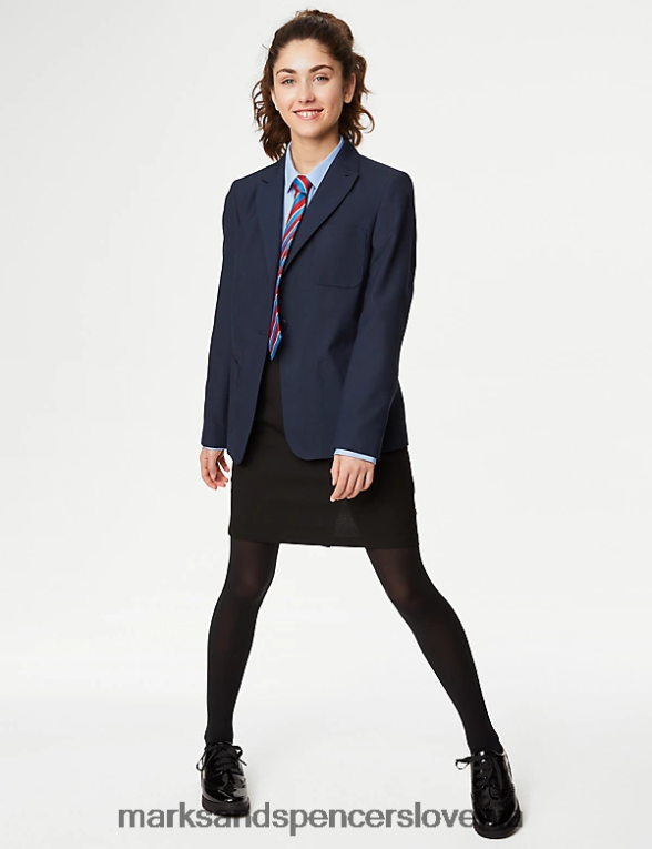 ozek šolski blazer mornarica Marks & Spencer šolska uniforma otroci 6T8F6X9416