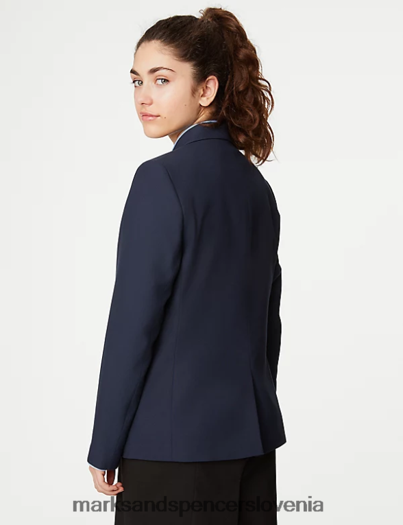 ozek šolski blazer mornarica Marks & Spencer šolska uniforma otroci 6T8F6X9416