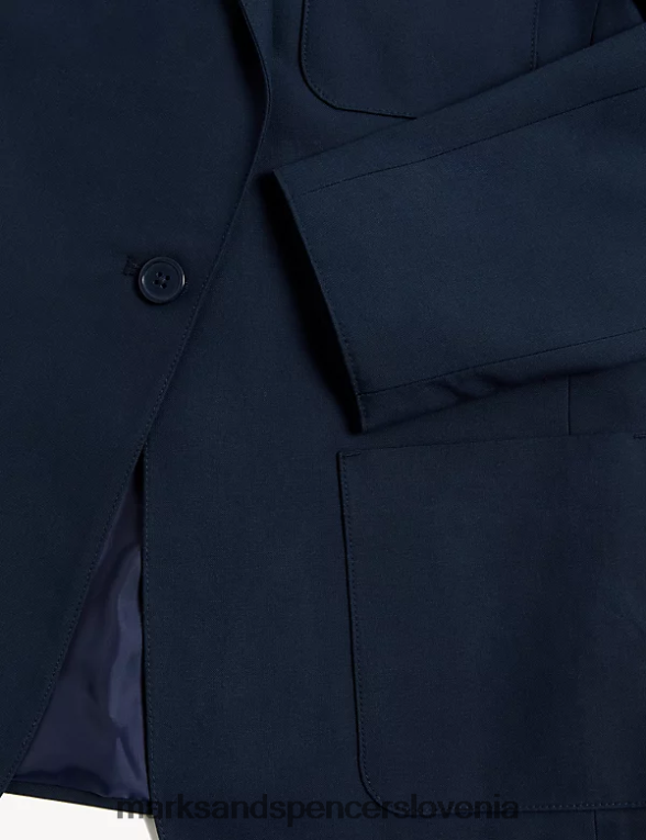ozek šolski blazer mornarica Marks & Spencer šolska uniforma otroci 6T8F6X9416