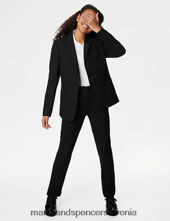 ozek šolski blazer Črna Marks & Spencer šolska uniforma otroci 6T8F6X9660