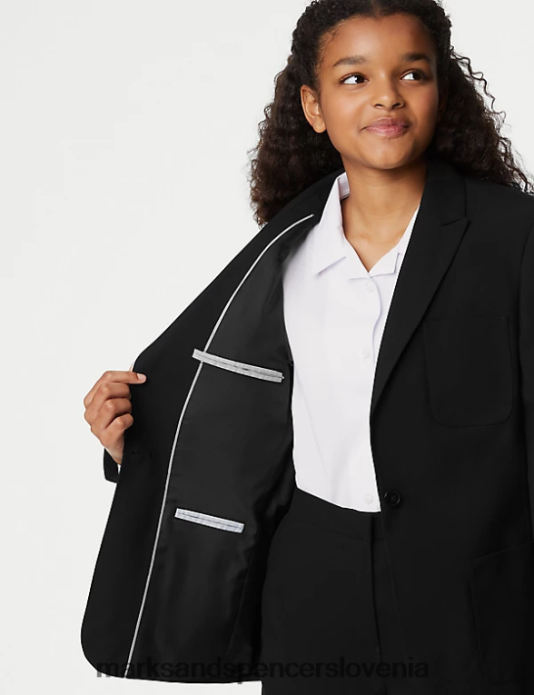 ozek šolski blazer Črna Marks & Spencer šolska uniforma otroci 6T8F6X9660