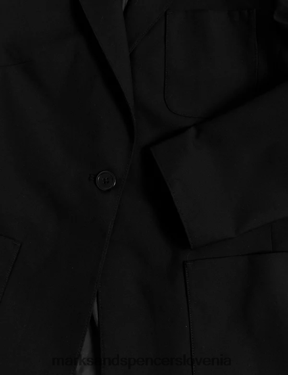 ozek šolski blazer Črna Marks & Spencer šolska uniforma otroci 6T8F6X9660
