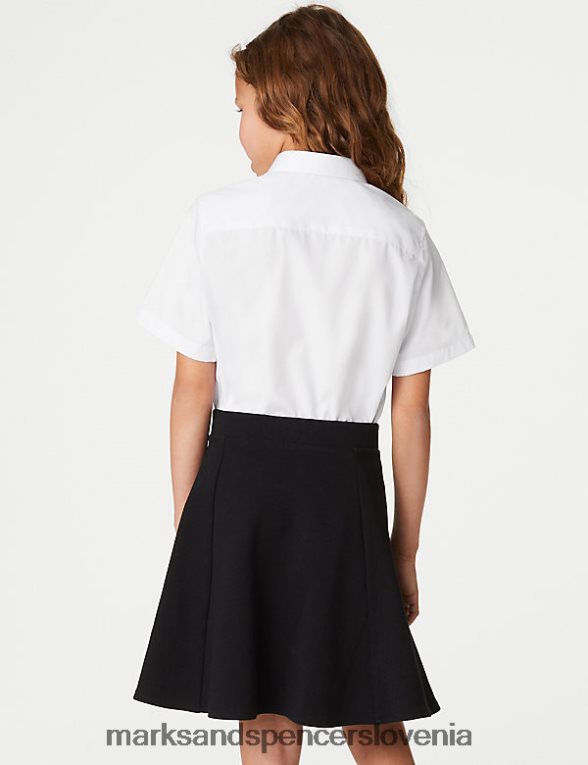 2pk šolske srajce brez železa bela Marks & Spencer šolska uniforma otroci 6T8F6X9072