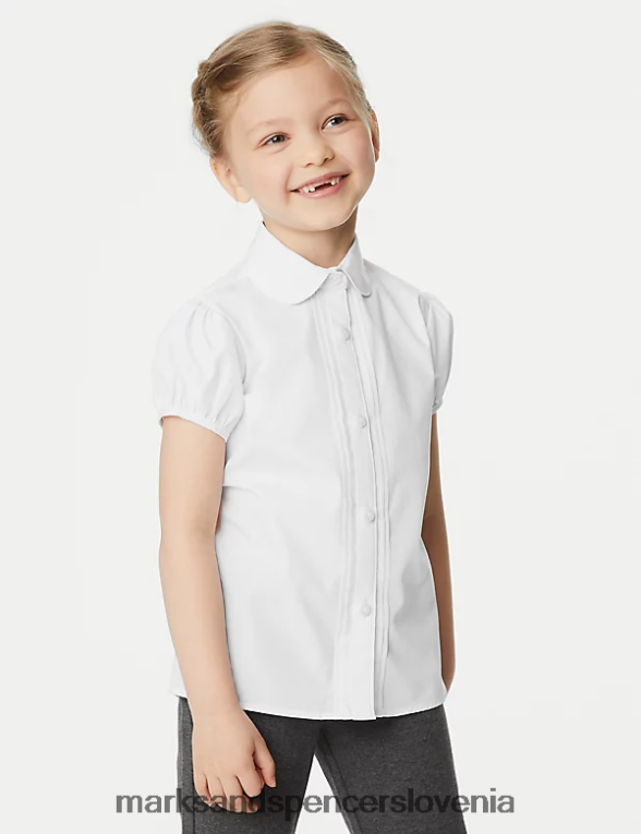 2pk šolske srajce, ki jih je enostavno likati bela Marks & Spencer šolska uniforma otroci 6T8F6X8880