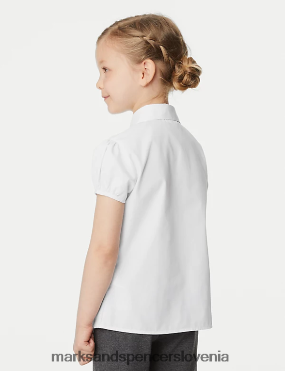 2pk šolske srajce, ki jih je enostavno likati bela Marks & Spencer šolska uniforma otroci 6T8F6X8880