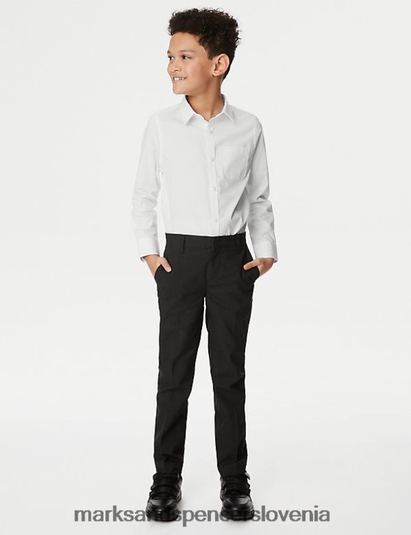 2pk ozke šolske srajce bela Marks & Spencer šolska uniforma otroci 6T8F6X8265