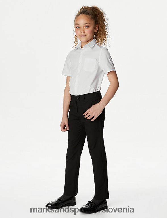 2pk ozke šolske srajce bela Marks & Spencer šolska uniforma otroci 6T8F6X9366
