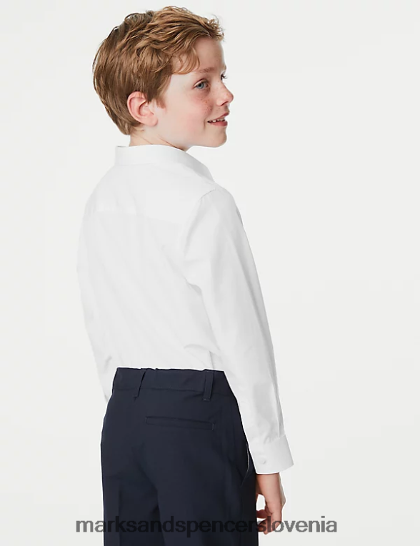 3pk šolske srajce za enostavno likanje bela Marks & Spencer šolska uniforma otroci 6T8F6X8323