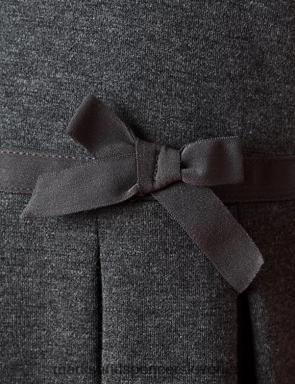 džersi pentlja šolski pinafor siva Marks & Spencer šolska uniforma otroci 6T8F6X8962