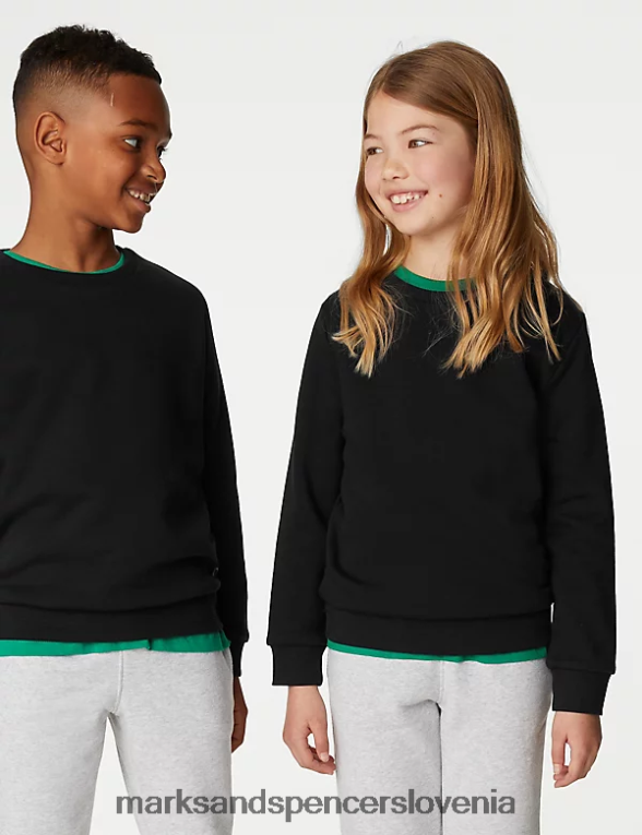 navaden šolski pulover Črna Marks & Spencer šolska uniforma otroci 6T8F6X7963