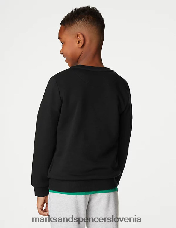 navaden šolski pulover Črna Marks & Spencer šolska uniforma otroci 6T8F6X7963
