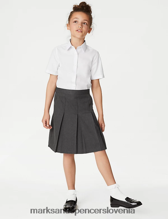 daljše šolsko krilo siva Marks & Spencer šolska uniforma otroci 6T8F6X8990