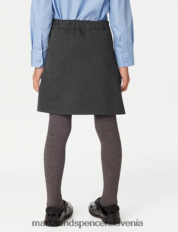 vezeno šolsko krilo siva Marks & Spencer šolska uniforma otroci 6T8F6X9948