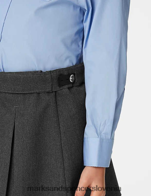 vezeno šolsko krilo siva Marks & Spencer šolska uniforma otroci 6T8F6X9948