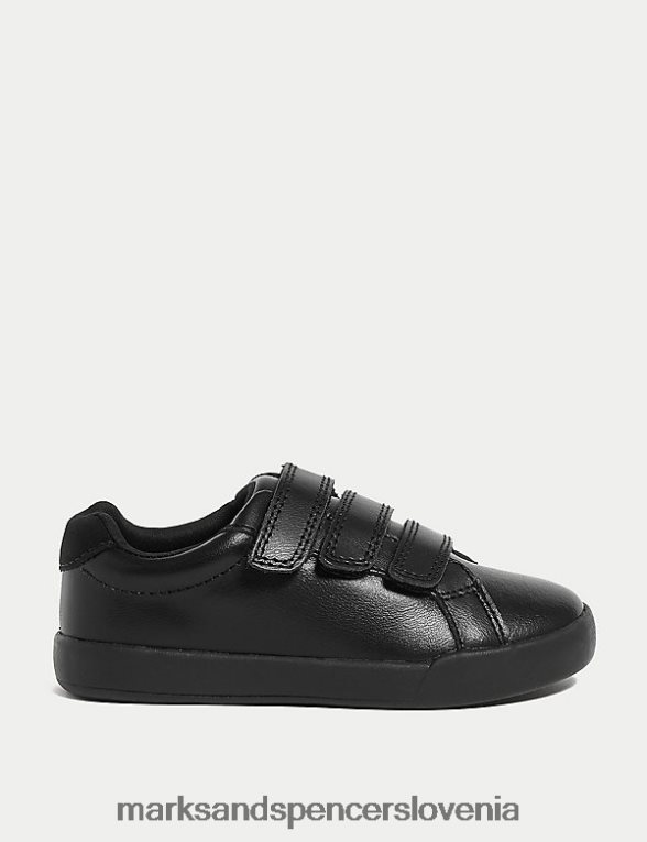 usnjeni copati Freshfeet Črna Marks & Spencer šolska uniforma otroci 6T8F6X8717