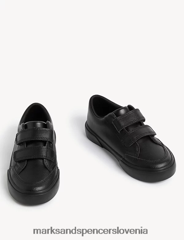 usnjeni šolski čevlji Freshfeet Črna Marks & Spencer šolska uniforma otroci 6T8F6X8346