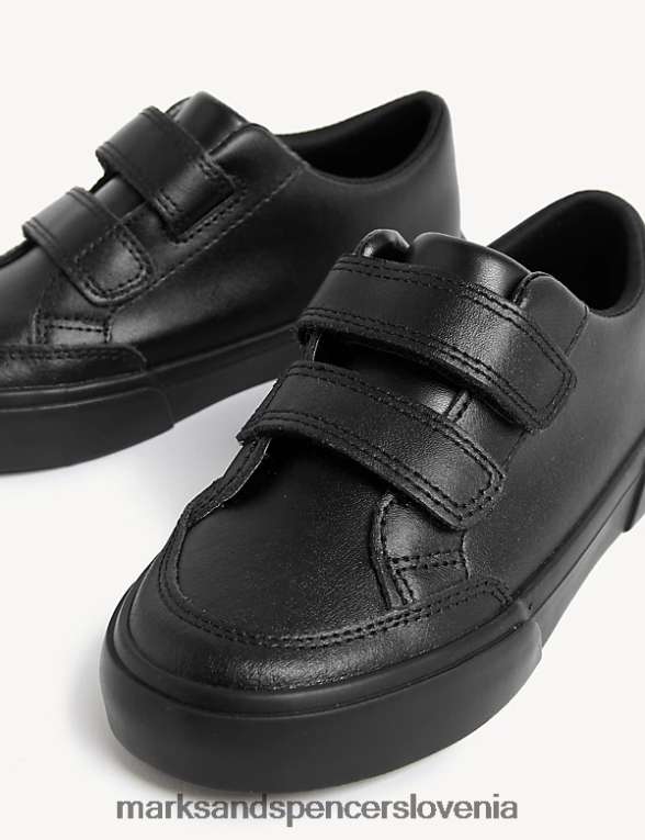 usnjeni šolski čevlji Freshfeet Črna Marks & Spencer šolska uniforma otroci 6T8F6X8346