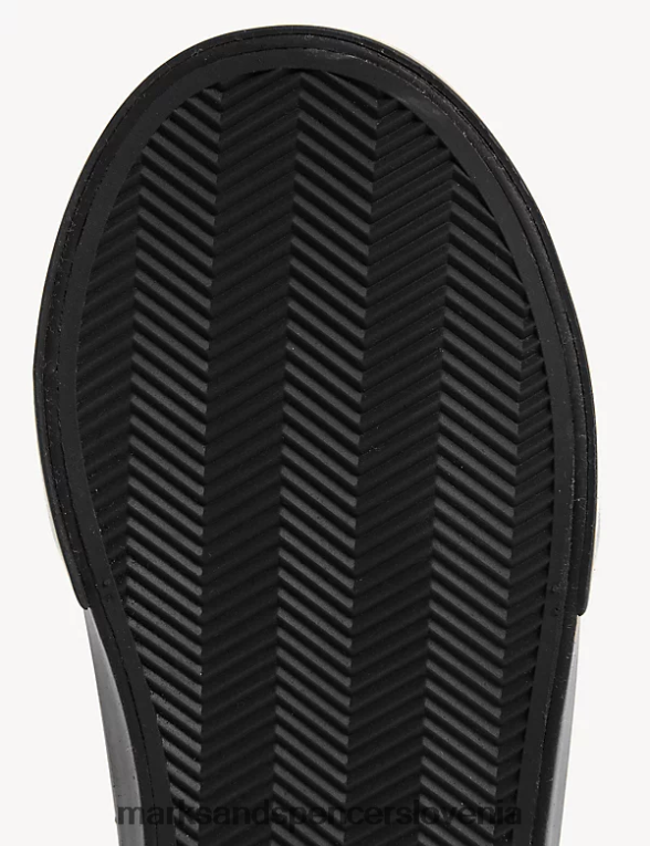 usnjeni šolski čevlji Freshfeet Črna Marks & Spencer šolska uniforma otroci 6T8F6X8346