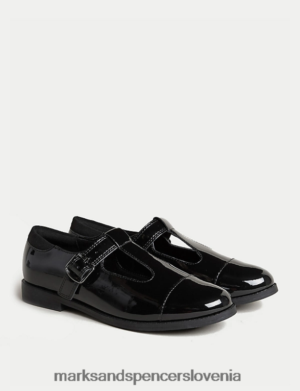 usnjeni šolski čevlji Freshfeet Črna Marks & Spencer šolska uniforma otroci 6T8F6X9807
