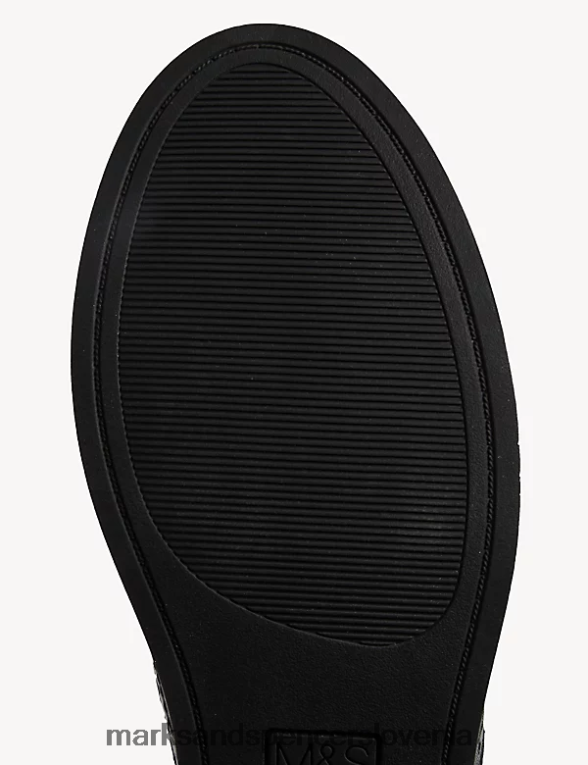 usnjeni šolski čevlji brogue z vezalkami Črna Marks & Spencer šolska uniforma otroci 6T8F6X9639