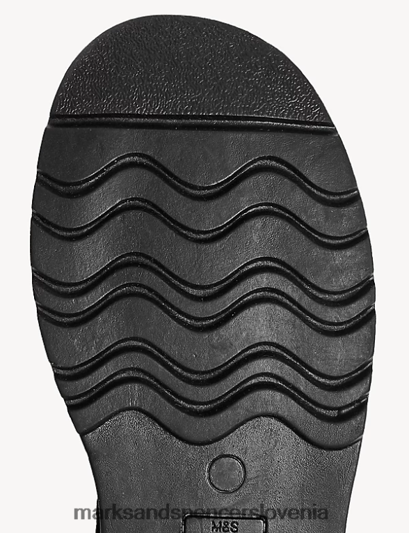 usnjeni t-bar šolski copati Črna Marks & Spencer šolska uniforma otroci 6T8F6X9410