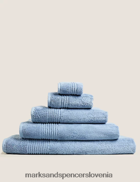 luksuzna brisača iz egiptovskega bombaža denim Marks & Spencer dodatki uniseks 6T8F6X3630