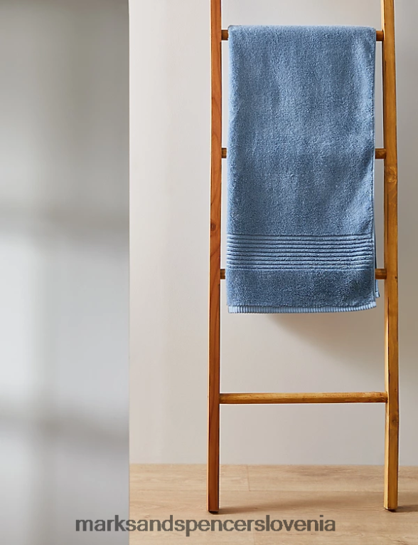 luksuzna brisača iz egiptovskega bombaža denim Marks & Spencer dodatki uniseks 6T8F6X3630
