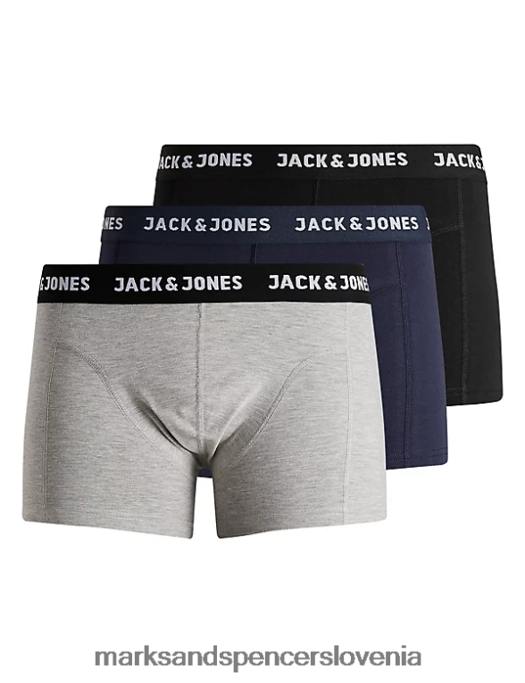 3pk bombažne kovčke črna mešanica Marks & Spencer dodatki uniseks 6T8F6X6223