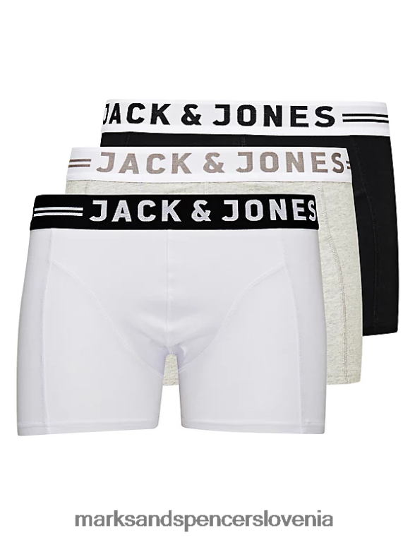 3pk bombažne kovčke siva mešanica Marks & Spencer dodatki uniseks 6T8F6X6909