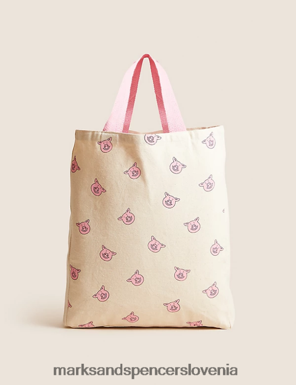 velika torba percy pig bež Marks & Spencer dodatki uniseks 6T8F6X3308