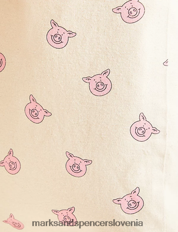 velika torba percy pig bež Marks & Spencer dodatki uniseks 6T8F6X3308