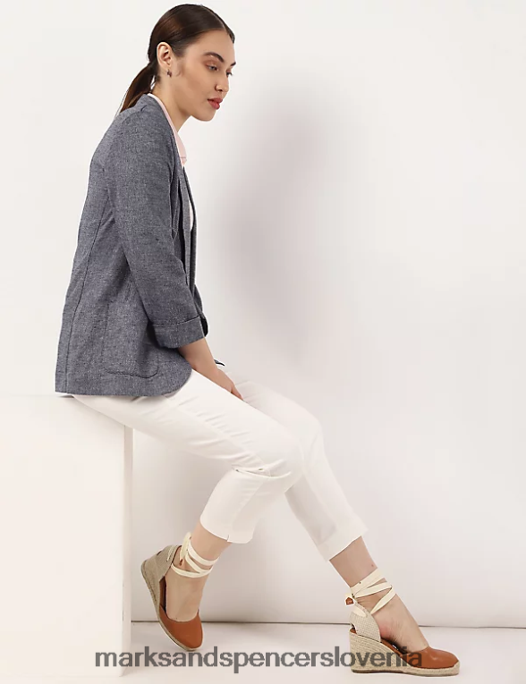 blazer s sprednjim žepom mornarica Marks & Spencer oblačila uniseks 6T8F6X2438
